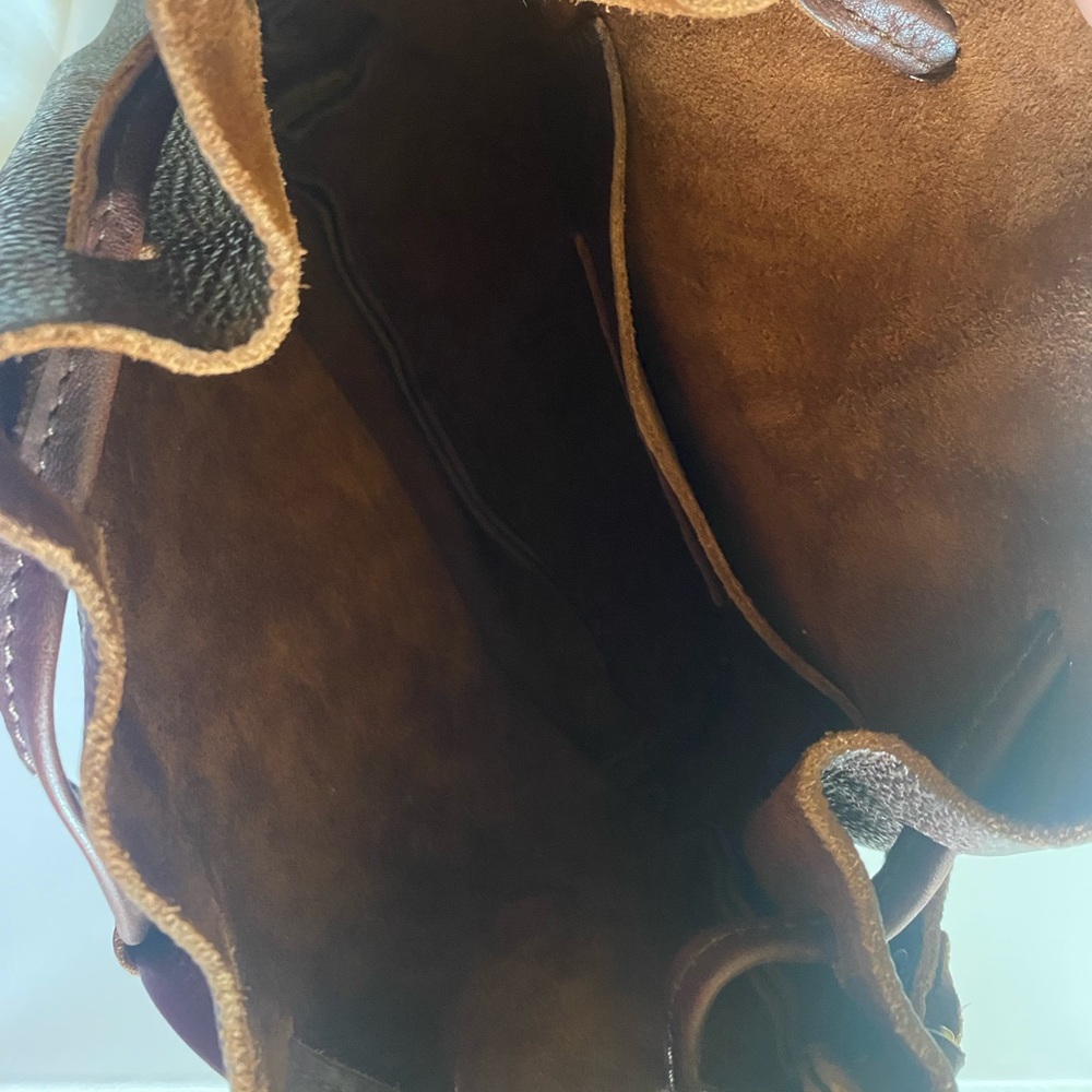 Portland Leather Rich Brown Shoulder Bag - Picture 2 of 5